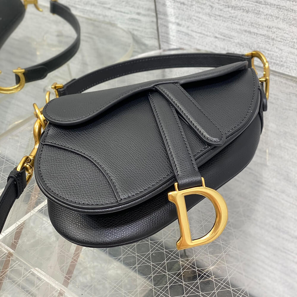 Dior Mini Saddle Bag with Strap - Image 5