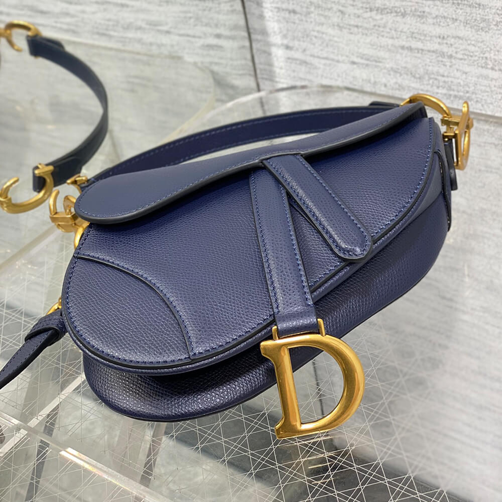 Dior Mini Saddle Bag with Strap - Image 5