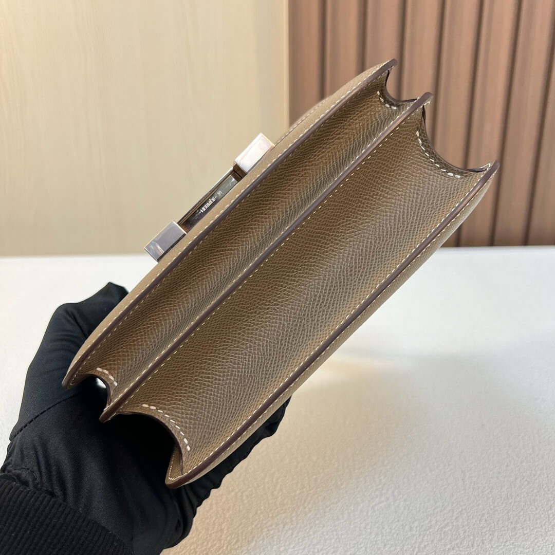 Elephant Gray Hermes Constance 19 - Image 5