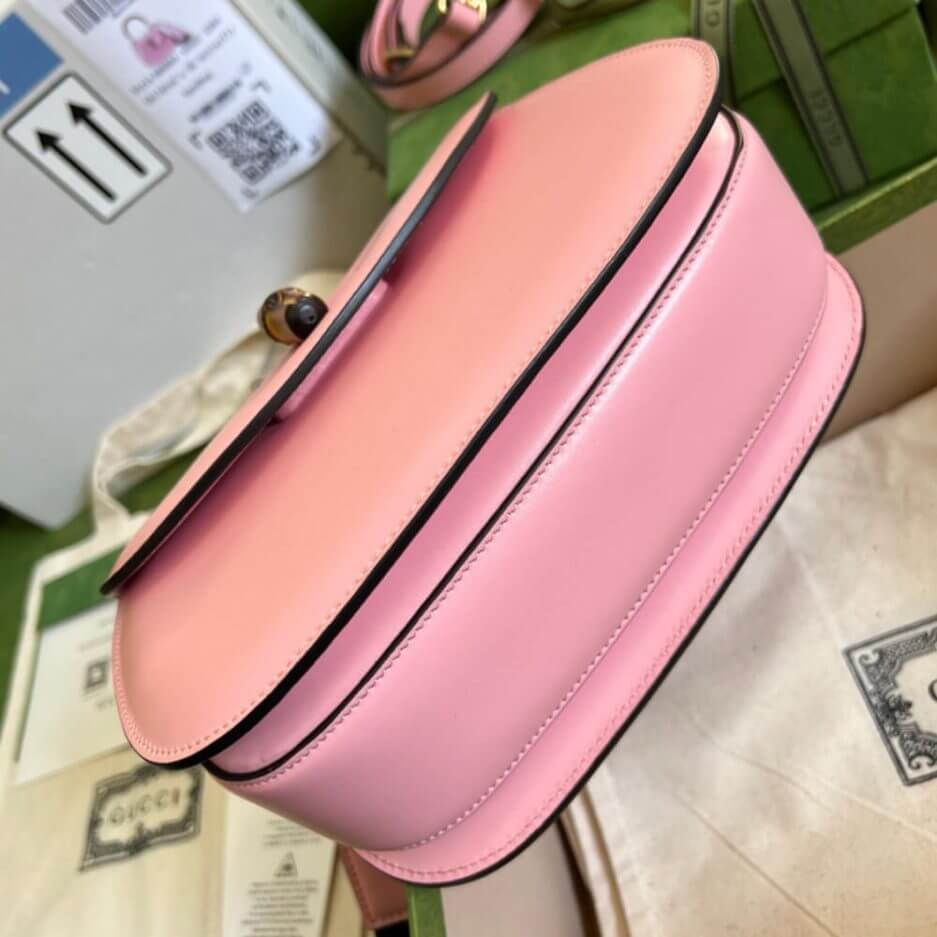 GUCCI BAMBOO 1947 JUMBO GG SMALL TOP HANDLE BAG - Image 5