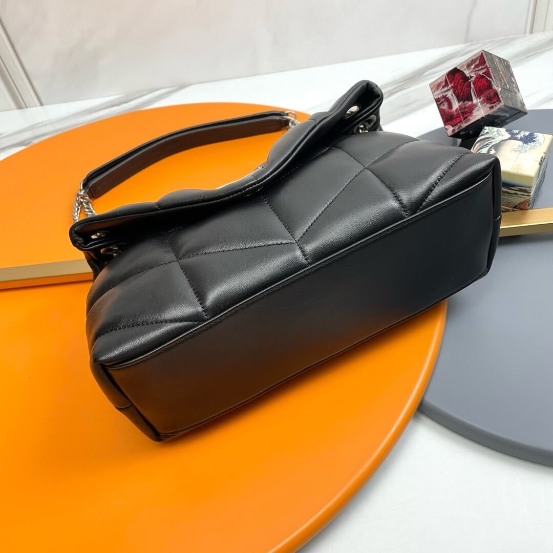 Black YSL PUFFER SMALL in Nappa leather - Image 5