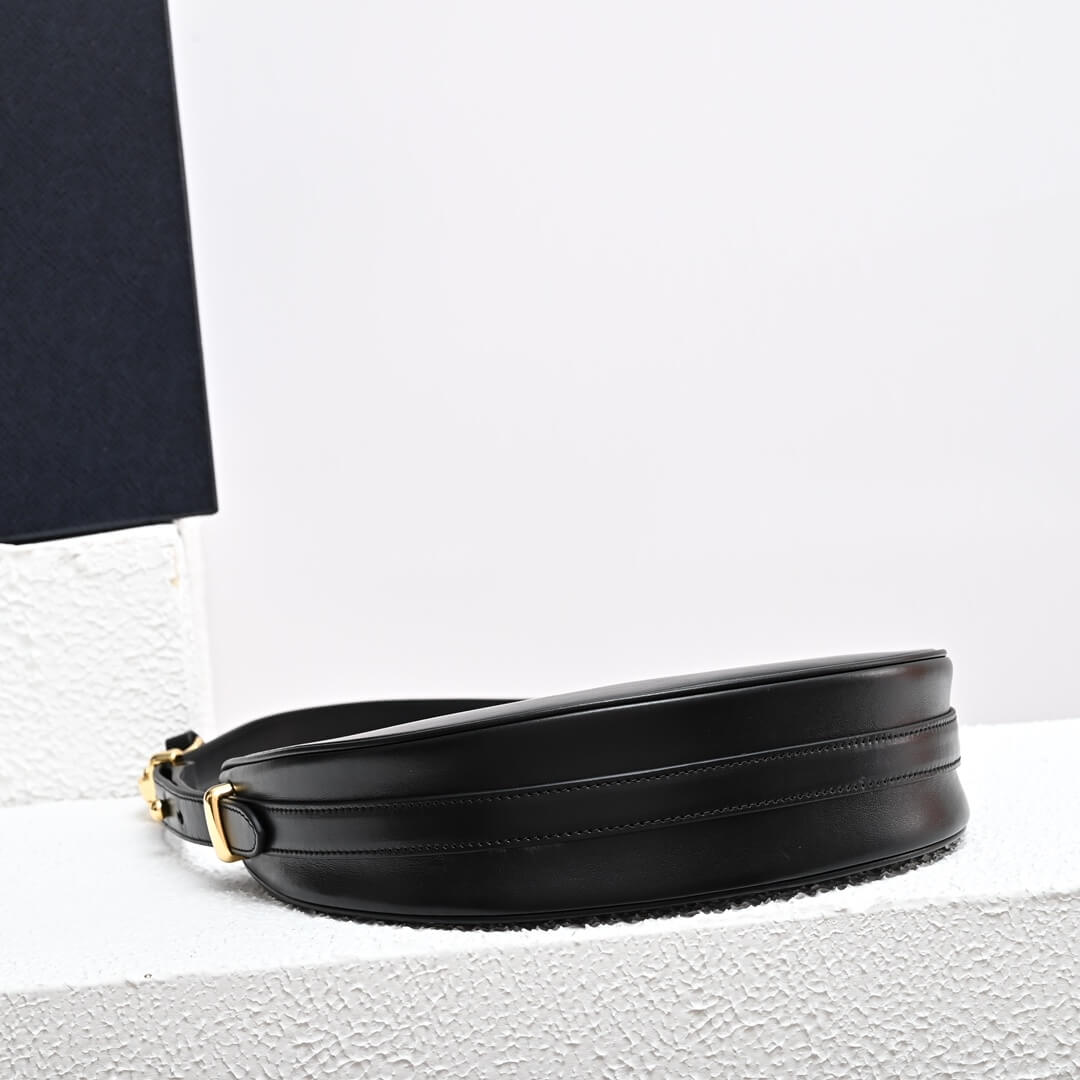 Black Prada Arque small leather shoulder bag - Image 5