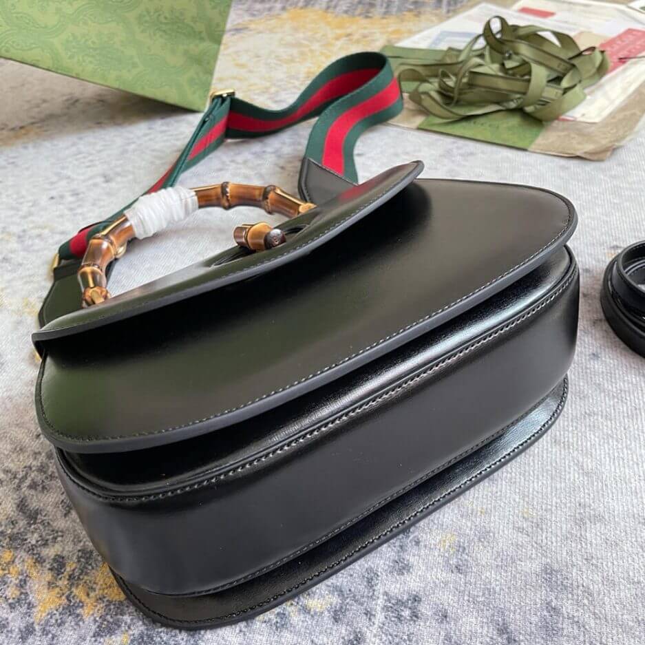 GUCCI BAMBOO 1947 JUMBO GG SMALL TOP HANDLE BAG - Image 5