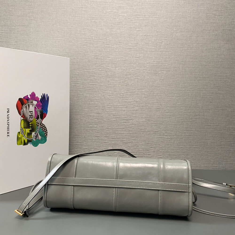 Grey Prada Medium leather handbag (high-end grade) - Image 5