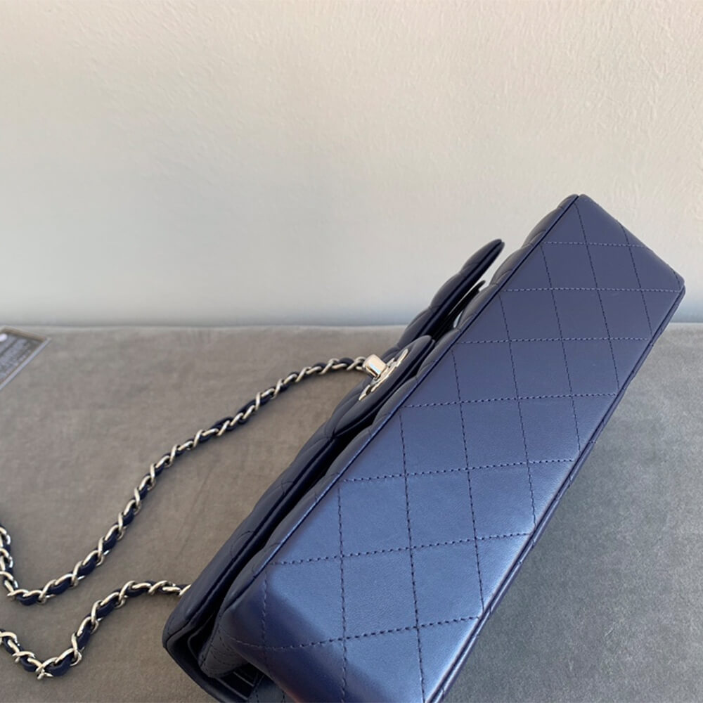 Dark Blue CHANEL CLASSIC 11.12 HANDBAG (high-end grade) - Image 5