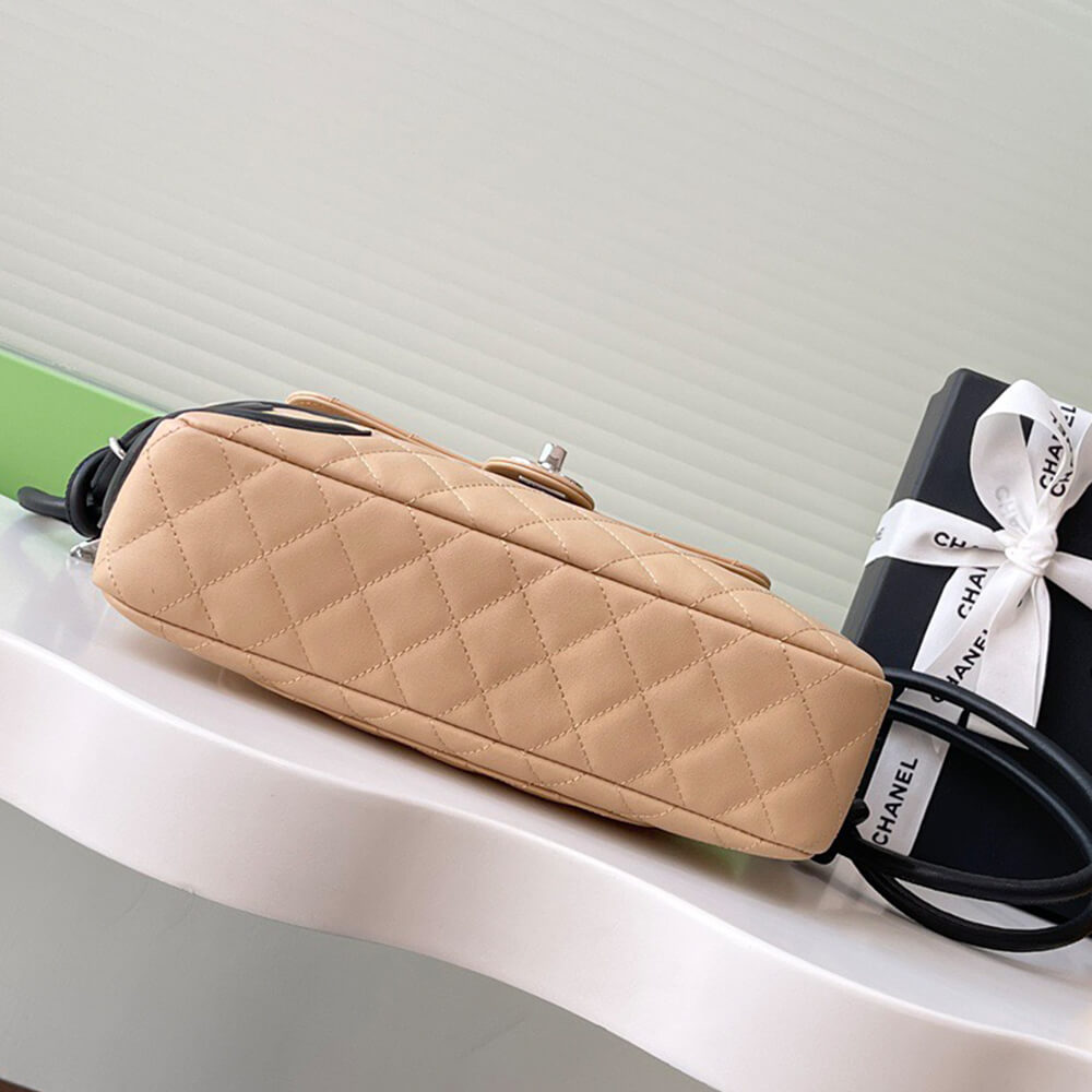 Beige & Black Chanel Cambon Camera Bag (high-end grade) - Image 5