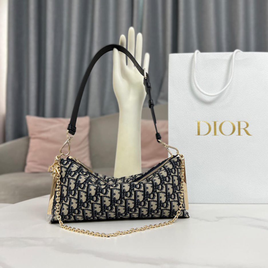 Blue DIOR CLUB BAG - Image 5