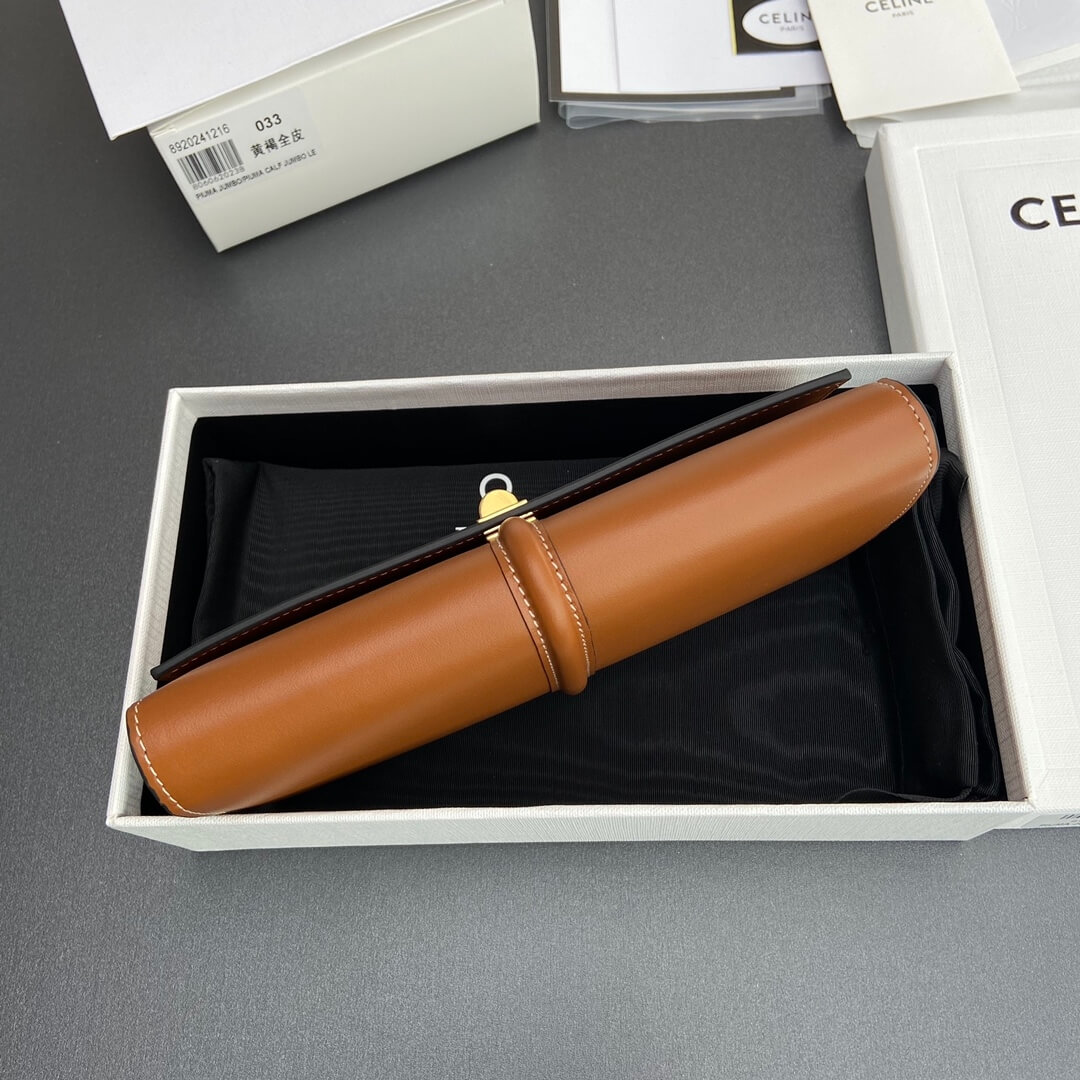 CELINE 16 Large Wallet in Shiny Calf Leather - Image 5