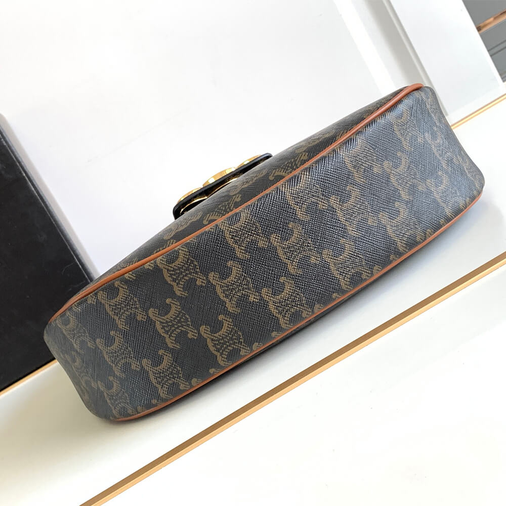 CELINE AVA TRIOMPHE medium bag with logo print - Image 5