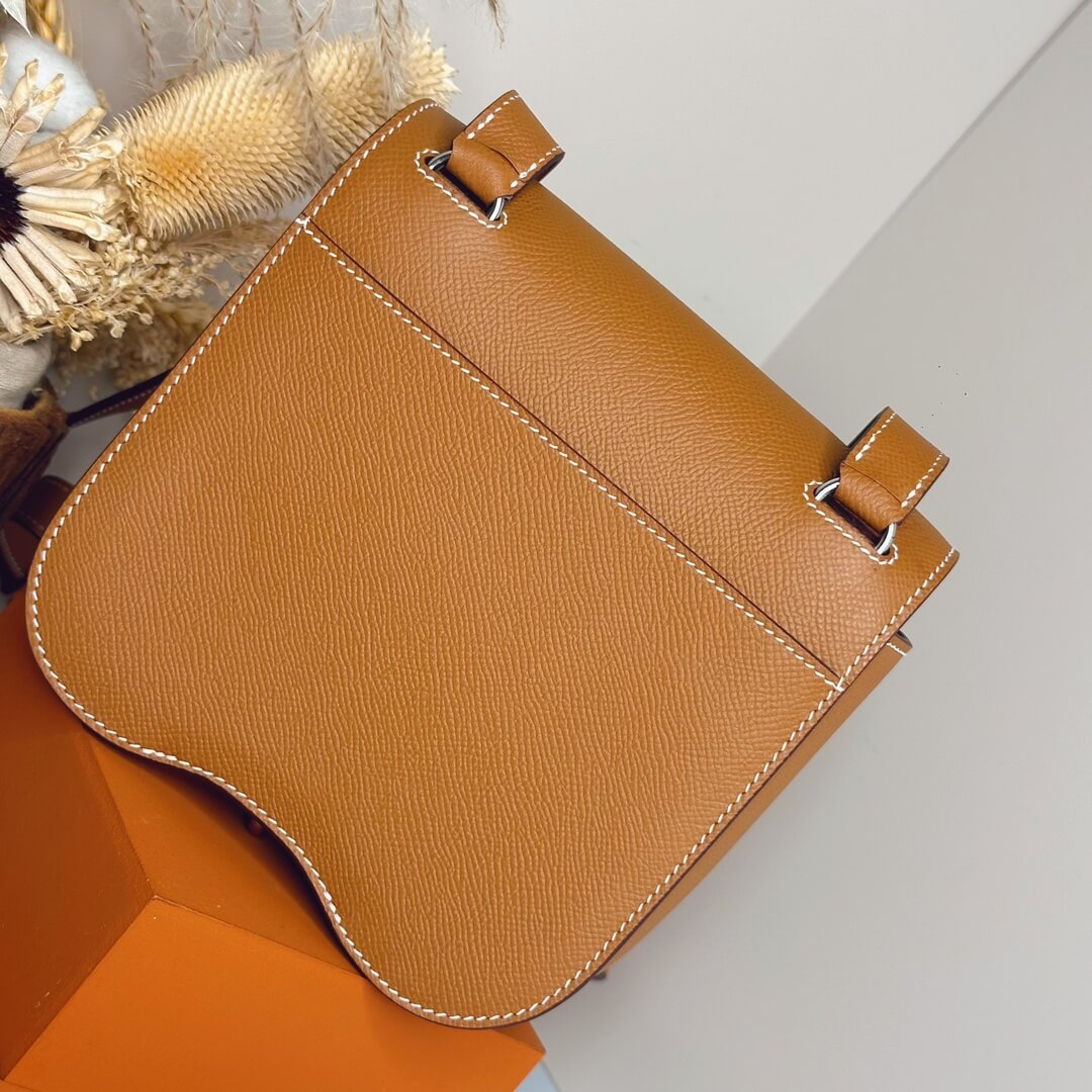 Gold Hermes Della Cavalleria mini bag II (High-end Grade) - Image 5