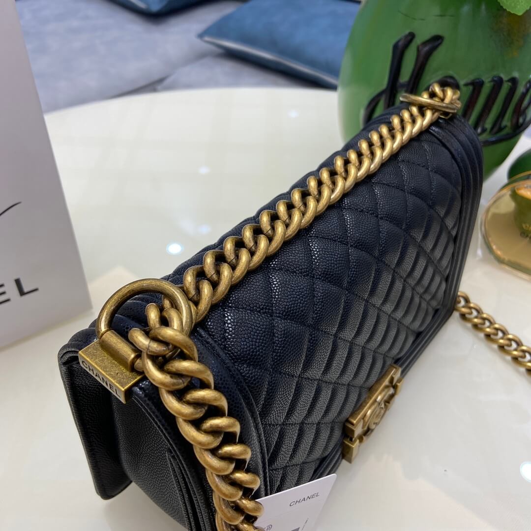 Blue BOY CHANEL Handbag (high-end grade) - Image 5