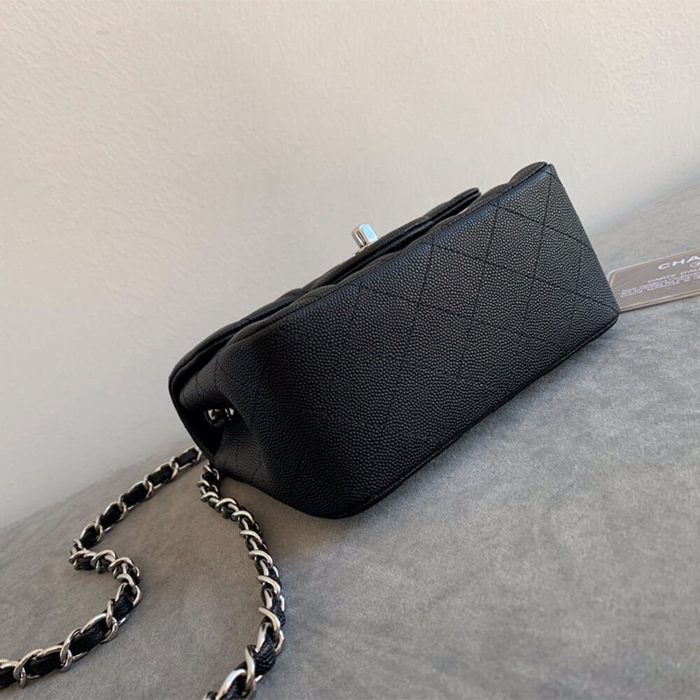 Black Chanel MINI FLAP BAG (high-end grade) - Image 5