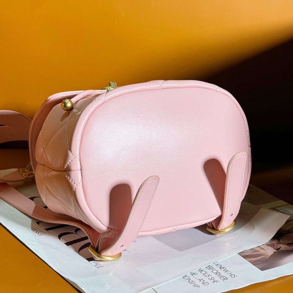 Pink CHANEL BACKPACK (high-end grade) - Image 5