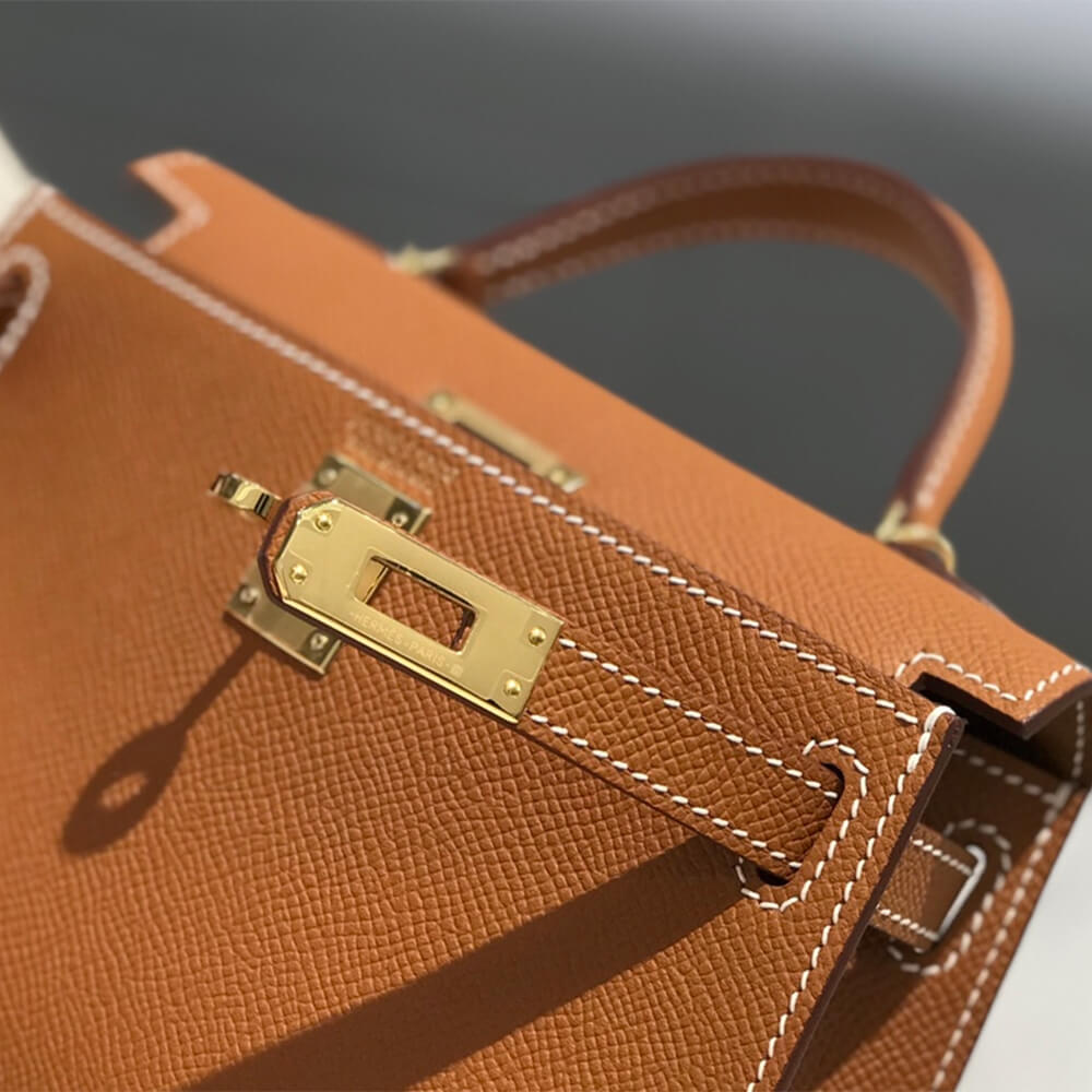 Brown Hermes Mini Kelly II (High-end Grade) - Image 6