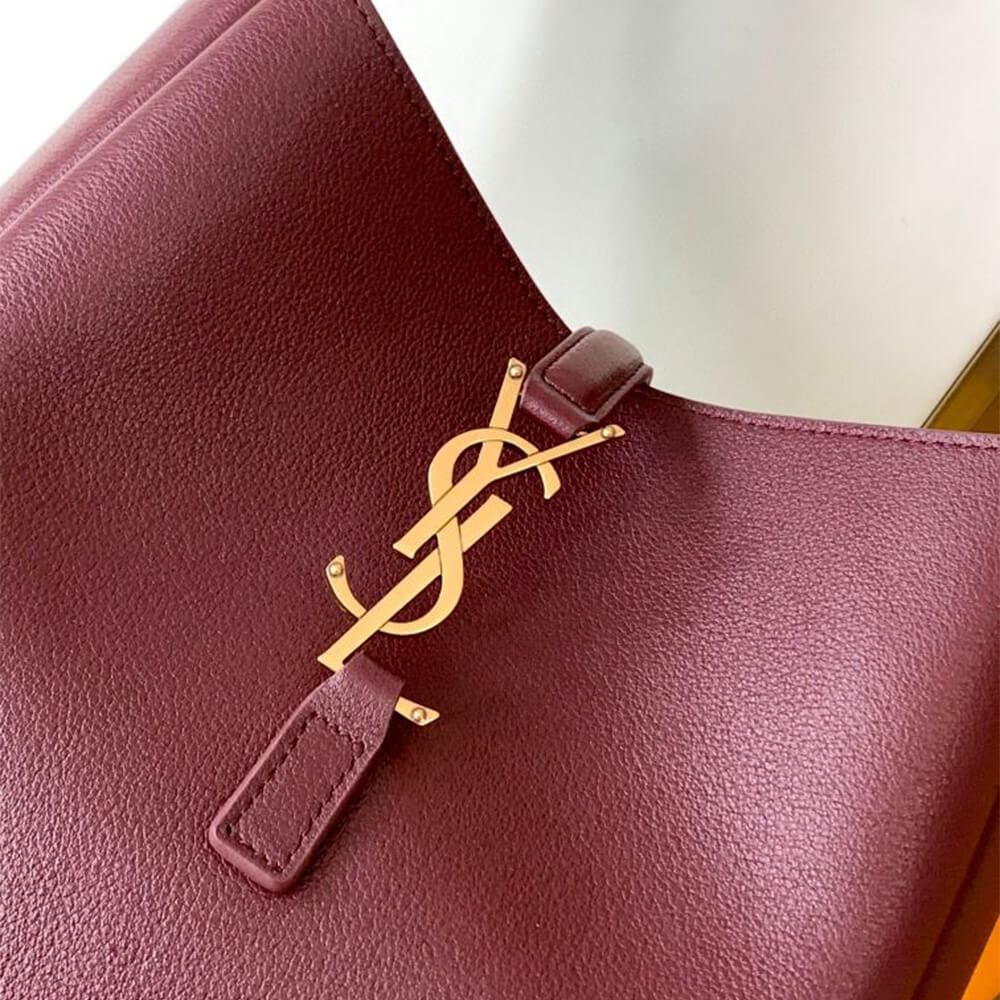 Purple YSL LE 5 A 7 supple SMALL IN GRAINED LEATHER (high-end grade) - Image 6