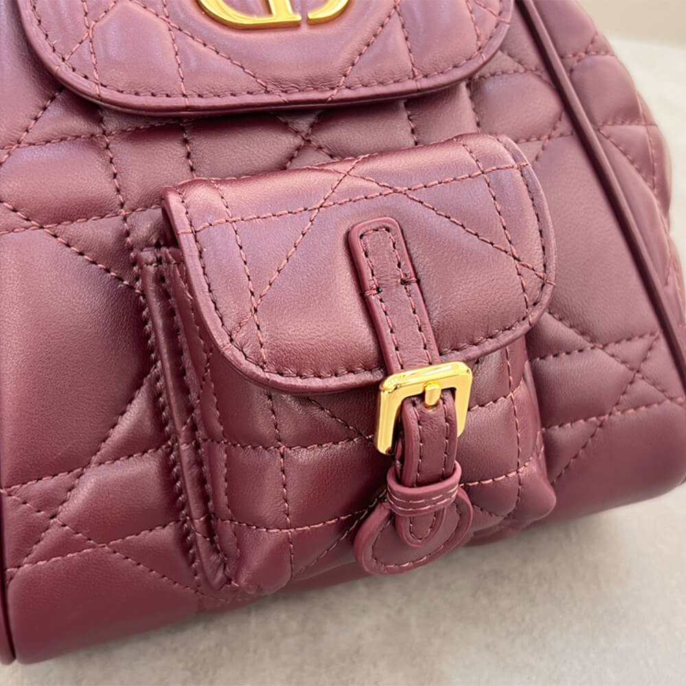 Small Dior Caro Backpack(High-end Grade) - Image 6