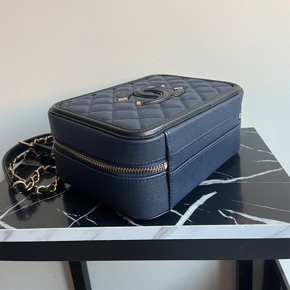 Chanel Medium Filigree Makeup Case - Image 6