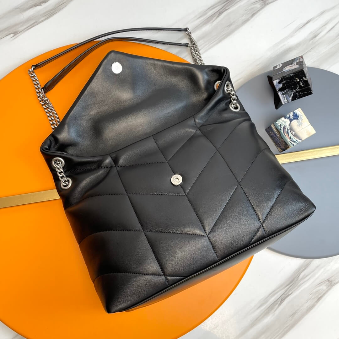 Black YSL PUFFER MEDIUM in Nappa leather - Image 6