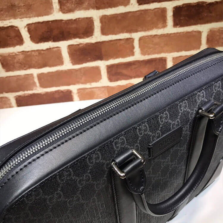Gucci GG Black Briefcase - Image 6