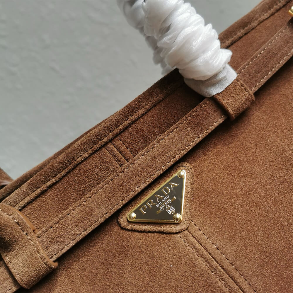 Brown Prada Large leather handbag (high-end grade) - Image 6