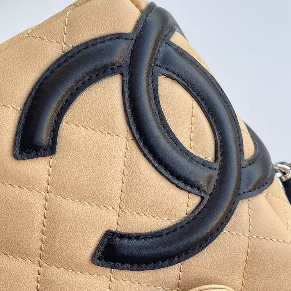 Beige & Black Chanel Cambon Camera Bag (high-end grade) - Image 6