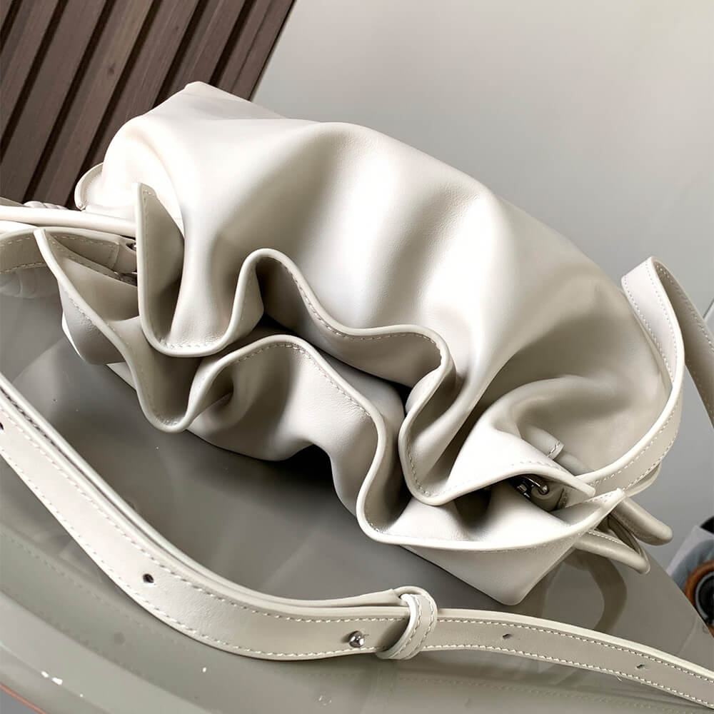 Sea Salt LOEWE Medium Flamenco clutch in nappa calfskin (HIGH-END GRADE) - Image 6