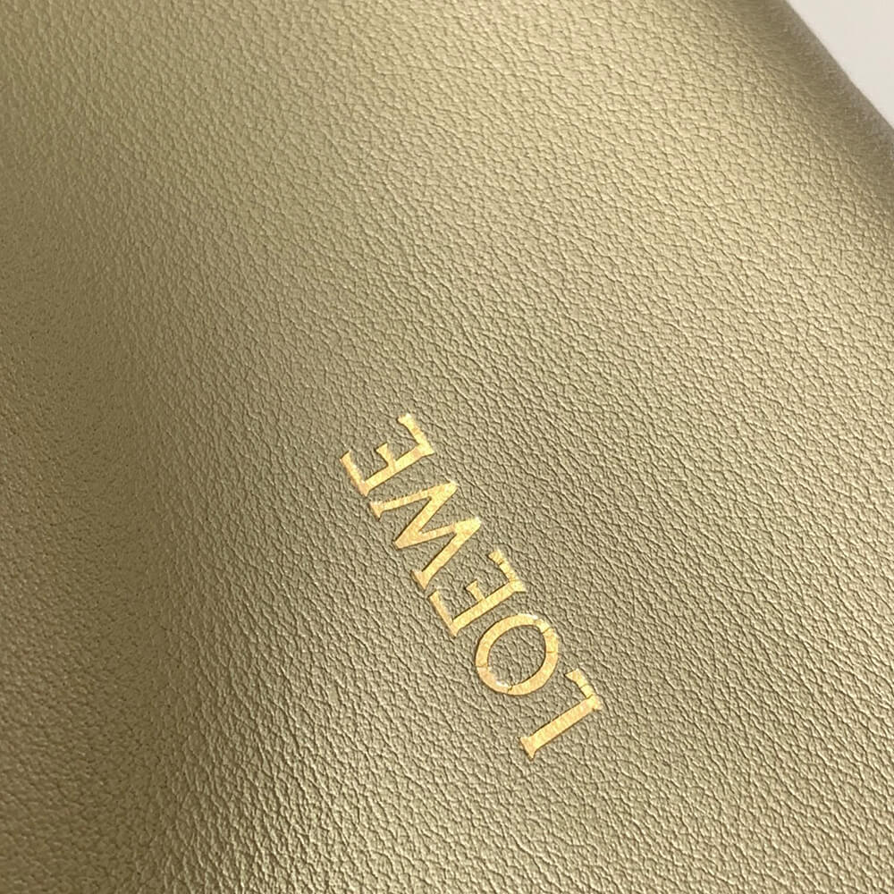 Clay Green LOEWE Medium Flamenco clutch in nappa calfskin (HIGH-END GRADE) - Image 6