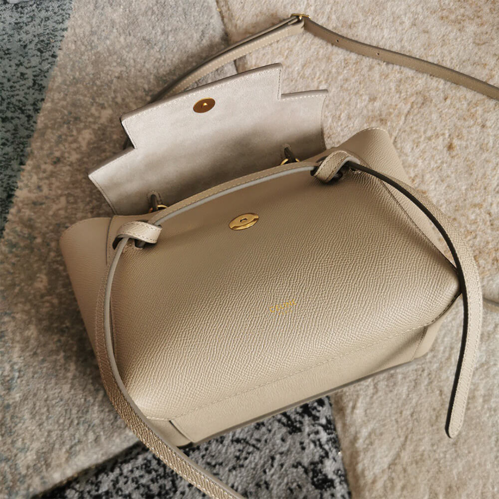 Cream CELINE NANO BELT BAG - Image 6