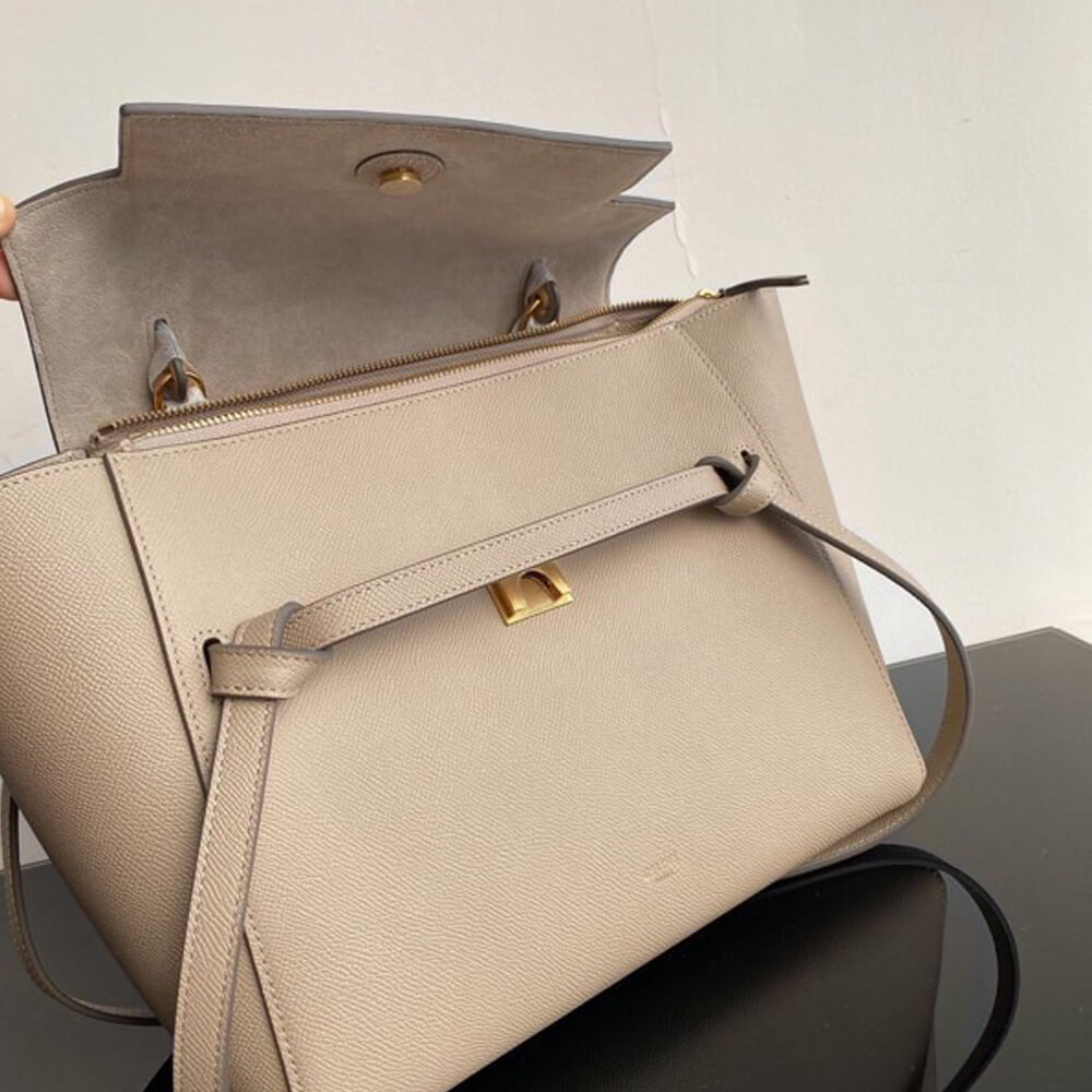 LIGHT TAUPE CELINE MINI BELT BAG - Image 8