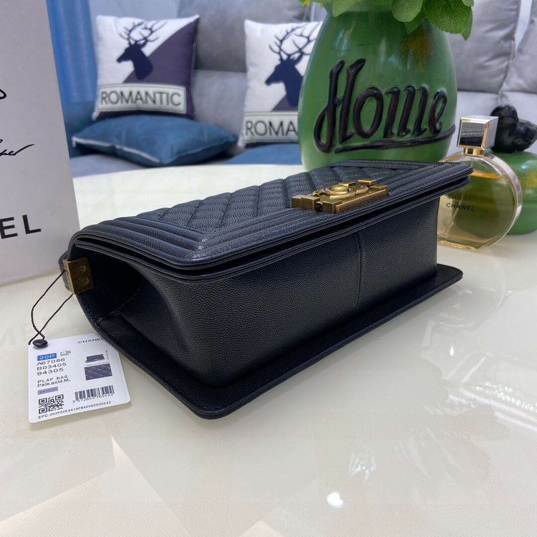 Blue BOY CHANEL Handbag (high-end grade) - Image 6