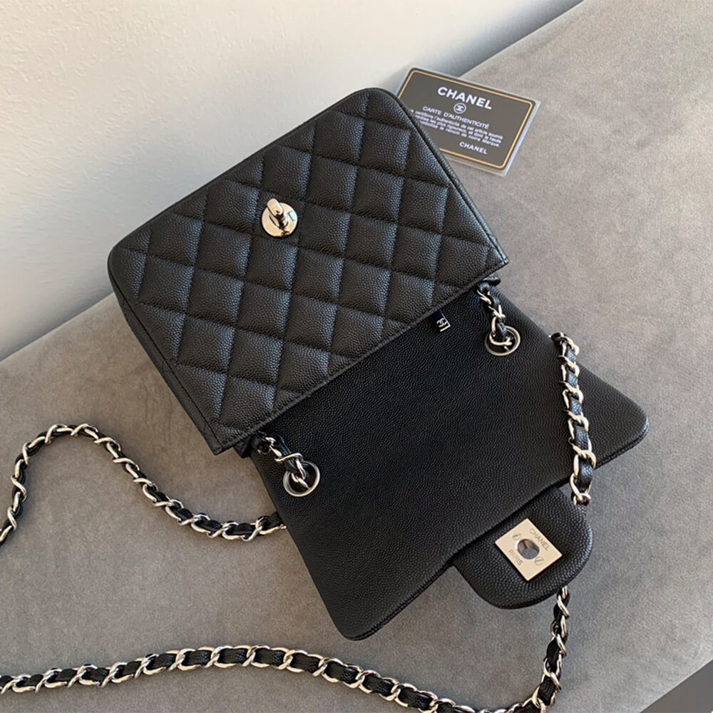 Black Chanel MINI FLAP BAG (high-end grade) - Image 6