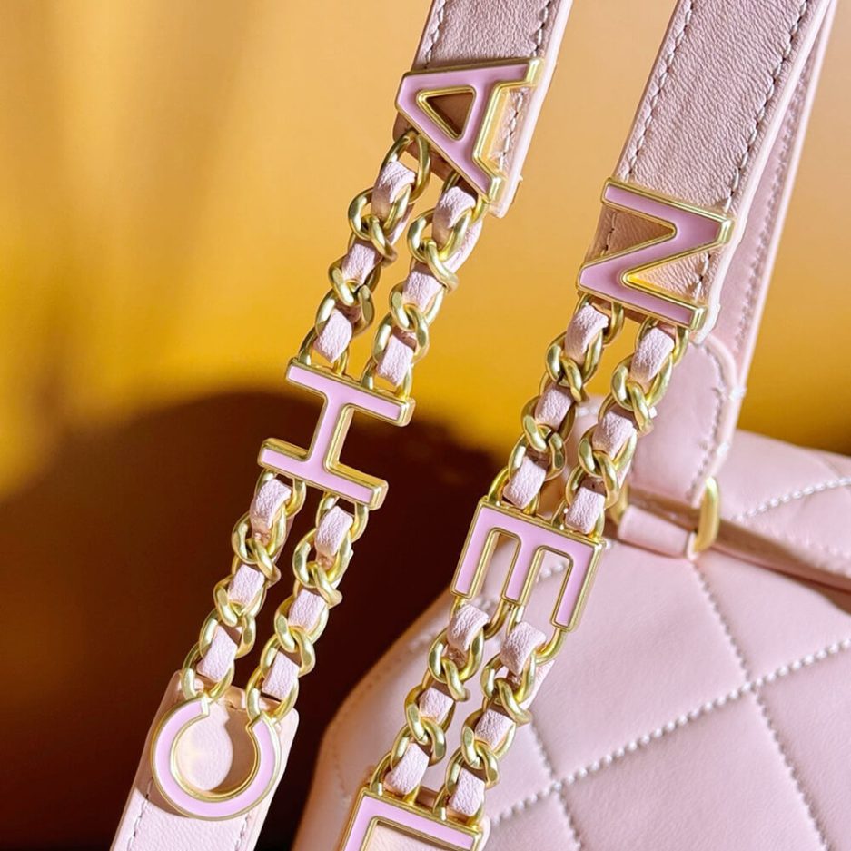 Pink CHANEL BACKPACK (high-end grade) - Image 6