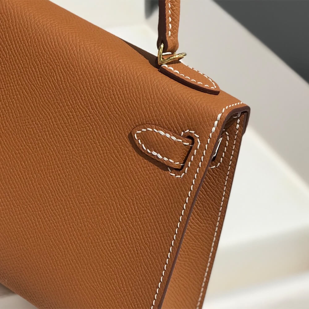 Brown Hermes Mini Kelly II (High-end Grade) - Image 7