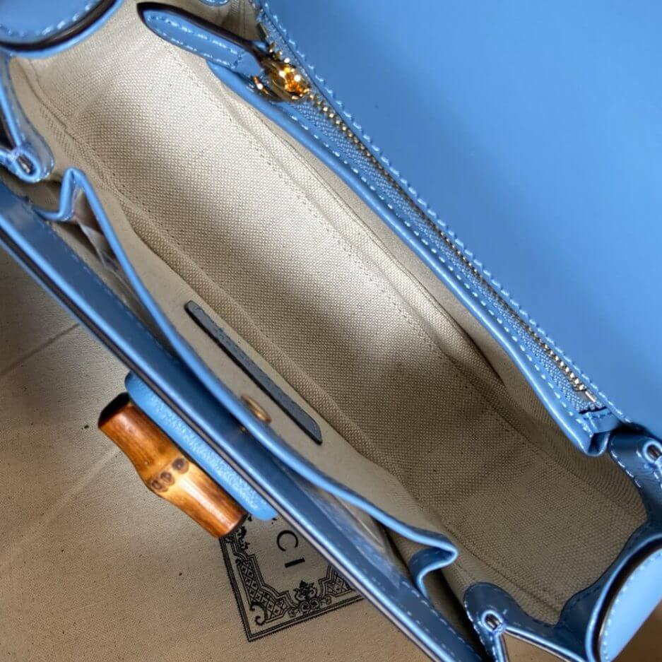 GUCCI BAMBOO 1947 JUMBO GG SMALL TOP HANDLE BAG - Image 7