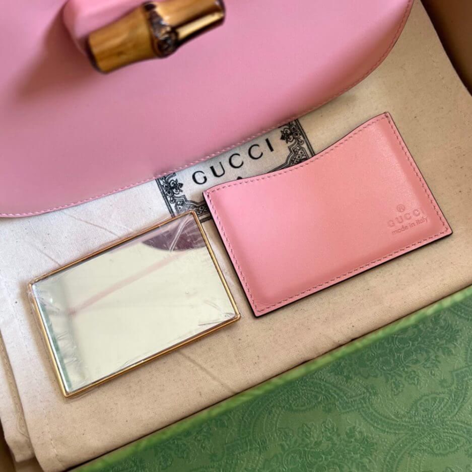 GUCCI BAMBOO 1947 JUMBO GG SMALL TOP HANDLE BAG - Image 7