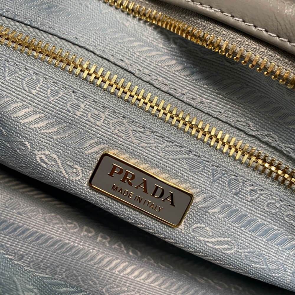 Grey Prada Medium leather handbag (high-end grade) - Image 7
