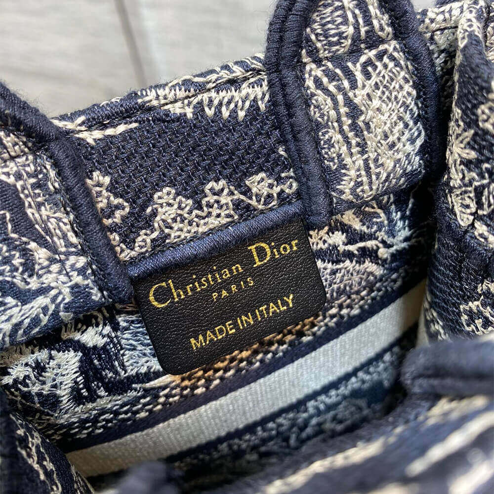 Mini Vertical Dior Book Tote - Image 7