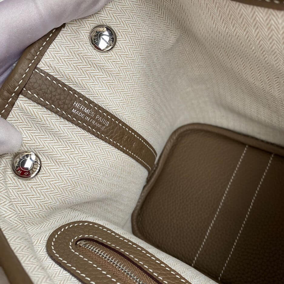 Etoupe Hermes Garden Party 30 Bag - Image 7