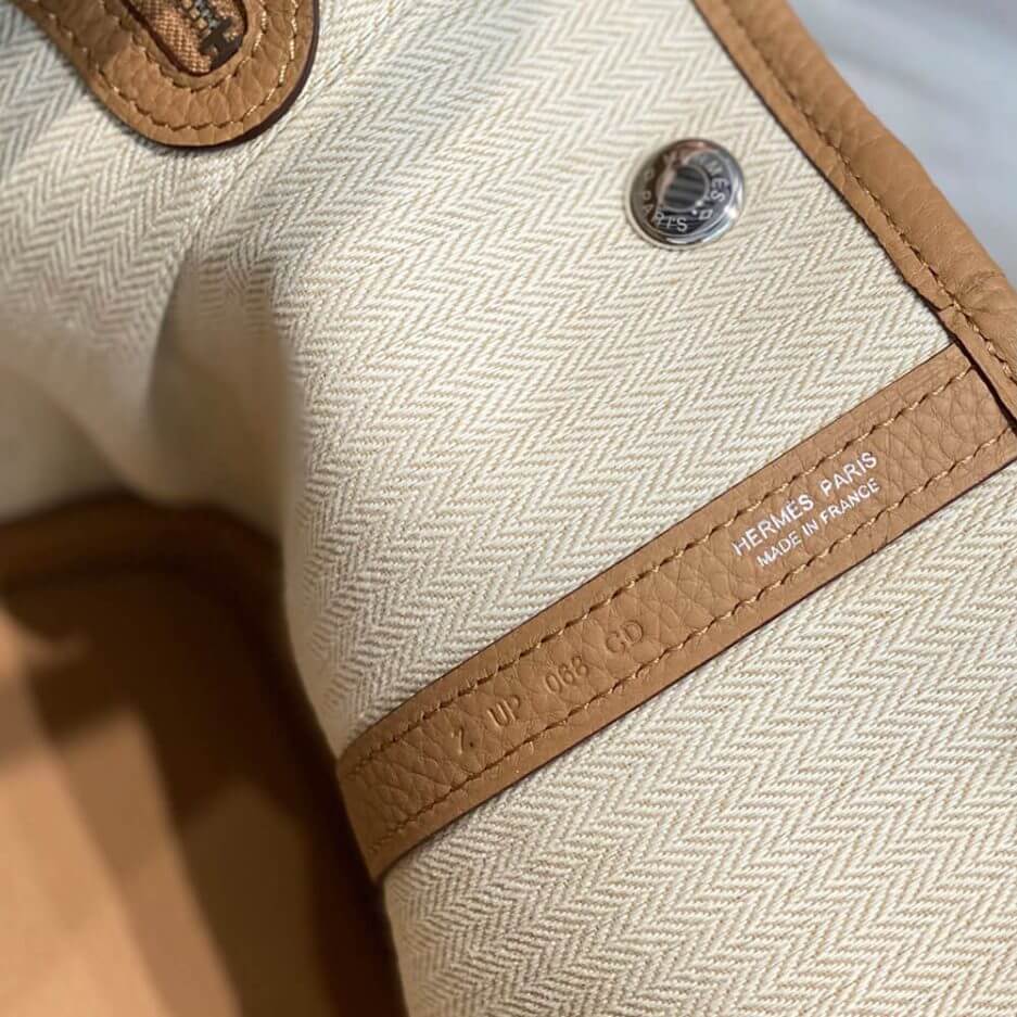 Beige Hermes Garden Party 30 Bag - Image 7