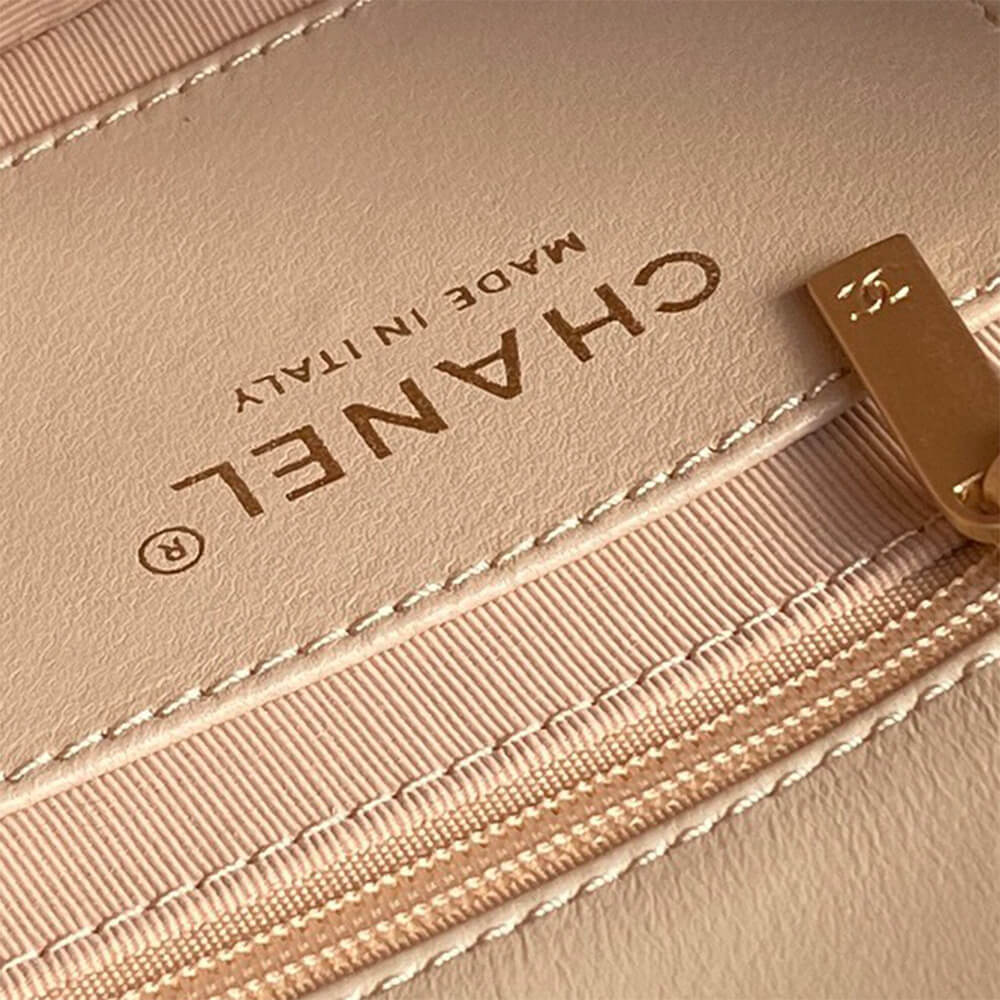 Beige CHANEL Small Flap Bag (high-end grade) - Image 7