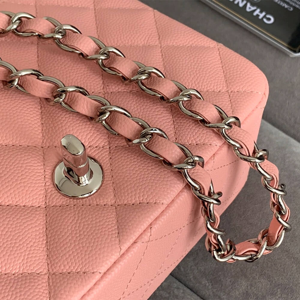 Pink Chanel MINI FLAP BAG (high-end grade) - Image 7