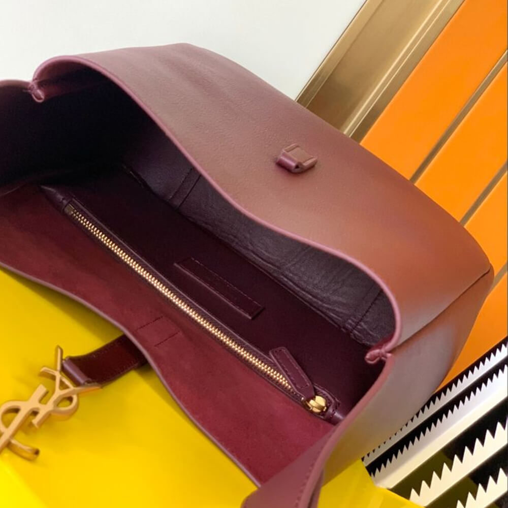 Purple YSL LE 5 A 7 supple SMALL IN GRAINED LEATHER (high-end grade) - Image 8