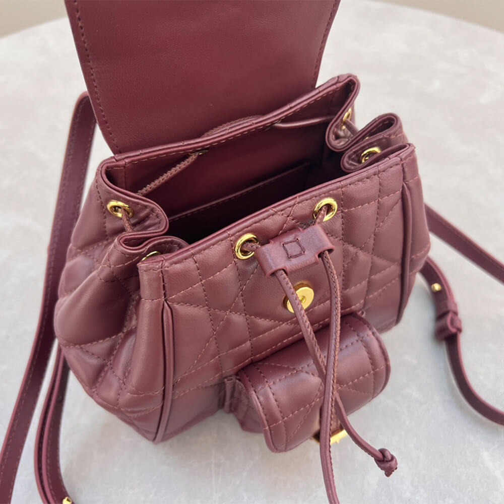 Small Dior Caro Backpack(High-end Grade) - Image 8