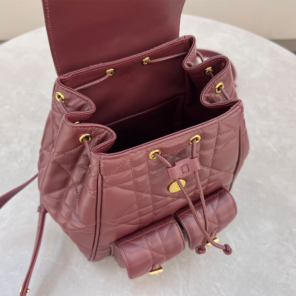 Medium Dior Caro Backpack(High-end Grade) - Image 8