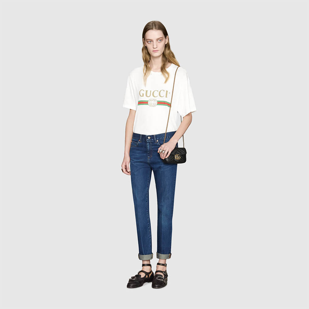 GG Marmont matelasse leather super mini bag - Image 8