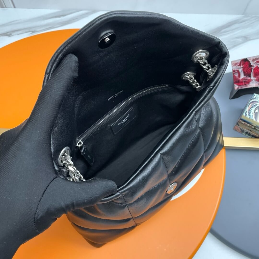 Black YSL PUFFER SMALL in Nappa leather - Image 8