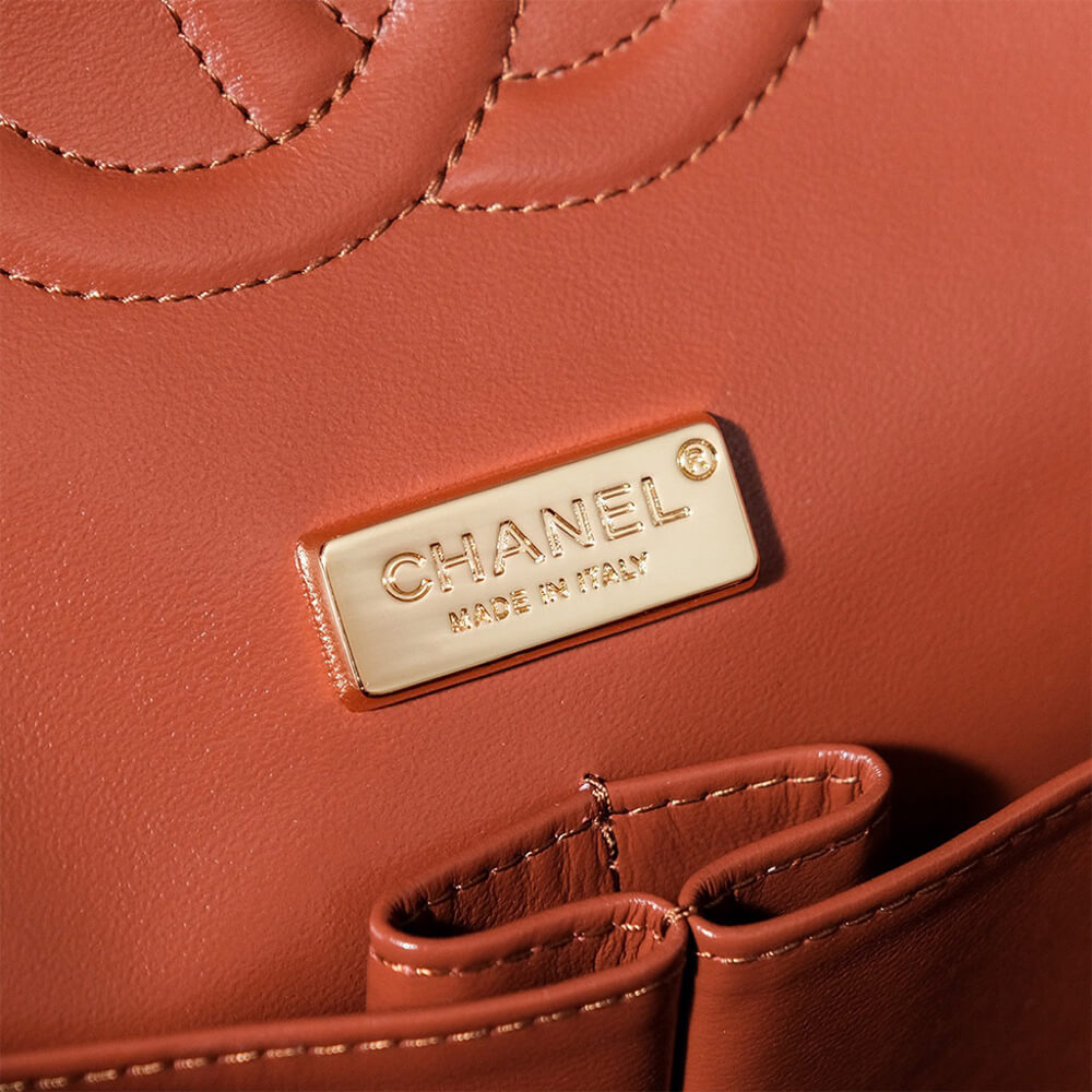 Brown CHANEL CLASSIC 11.12 HANDBAG (high-end grade) - Image 8