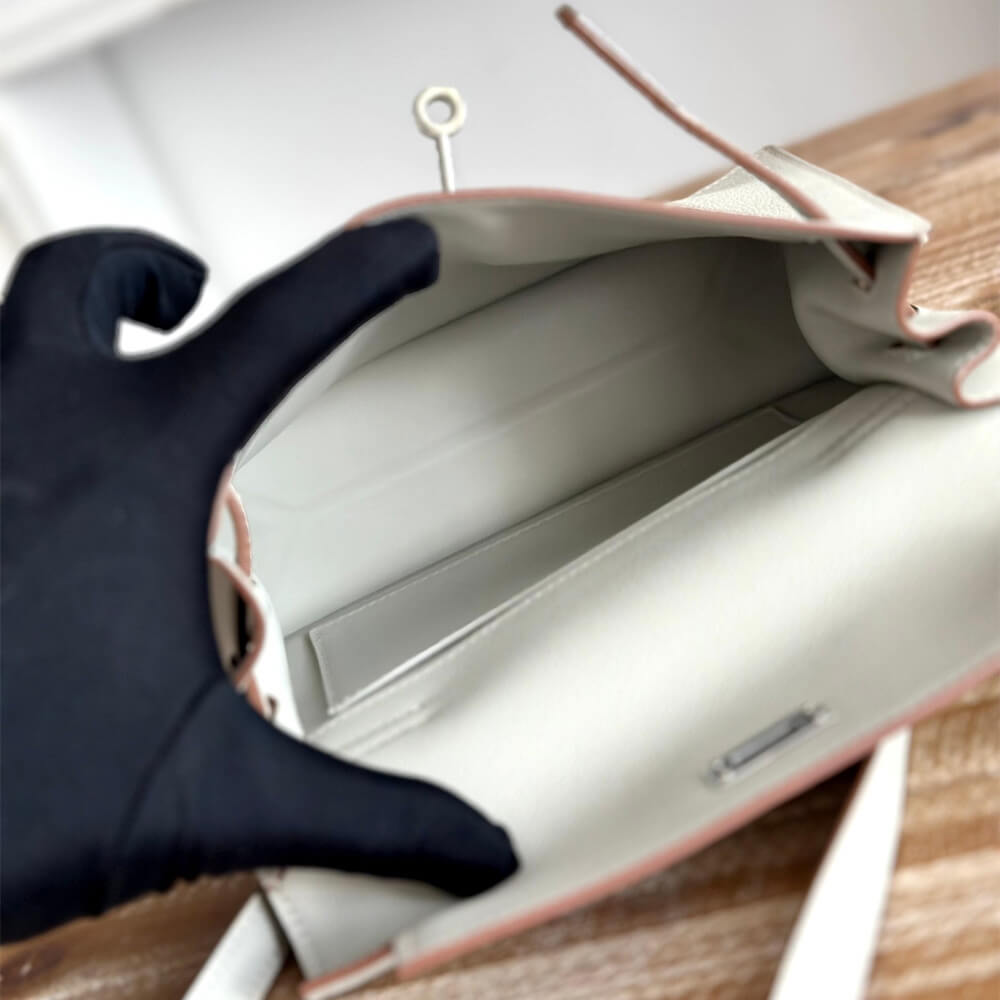 White Hermes Kelly Danse - Image 8