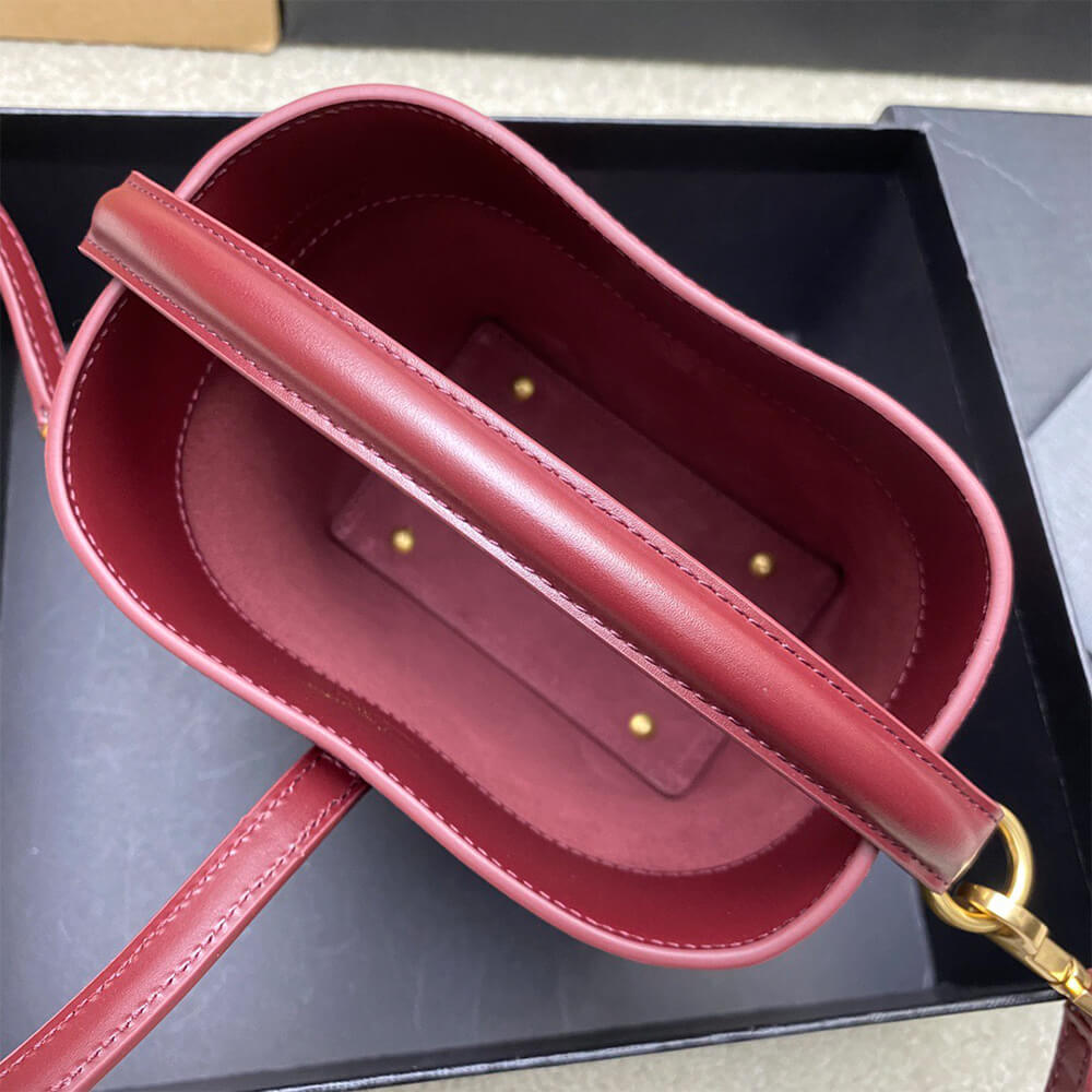 MERLOT YSL LE 37 mini in shiny leather - Image 8