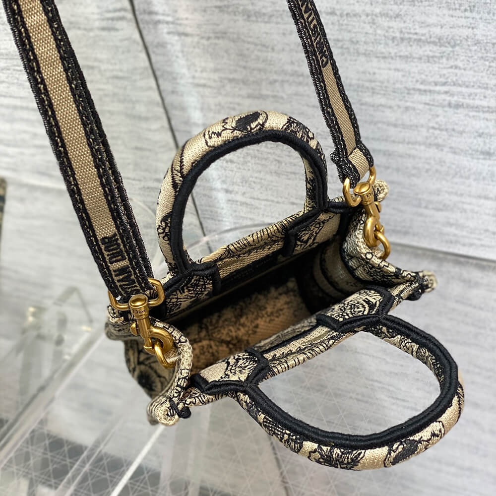 Mini Vertical Dior Book Tote - Image 8